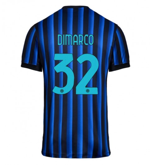 Inter Milan Federico Dimarco #32 Domácí Dres 2025-26 Krátký Rukáv Inter Milan Federico Dimarco #32 Domácí Dres 2025-26 Krátký Rukáv